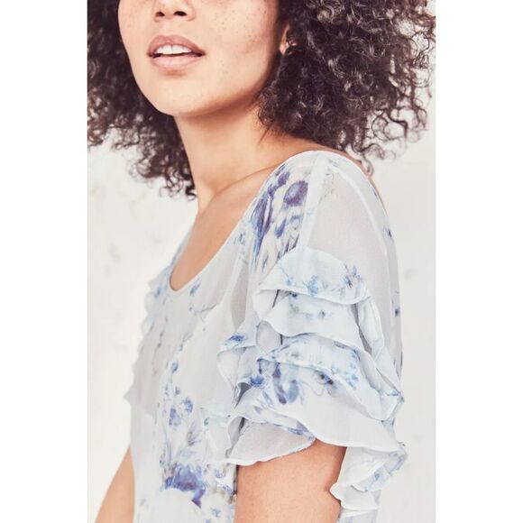 Love shack fancy Sloane Midi Silk Dress - Picture 2 of 12